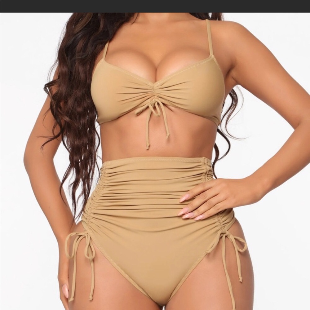 NWT fashion nova high waisted bikini
